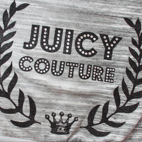 NWT Juicy Couture ‘Space-Dyed’ Heather Grey Hooded Velour Track Jacket - Small - Picture 9 of 12